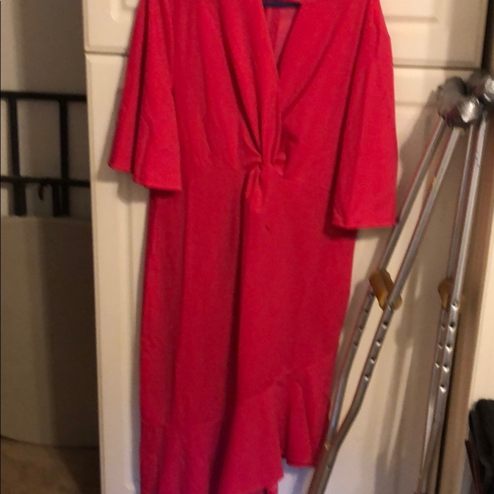 A beautiful hot pink dress good for any occasion